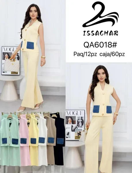 Conjunto de chaleco y pantalón