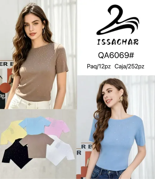 Blusa con pedrería