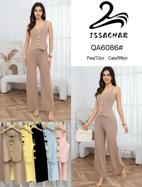 Conjunto de top y pantalón