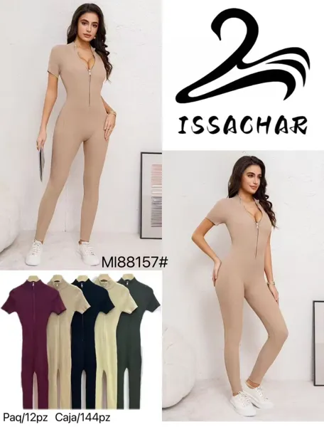 Jumpsuit con cierre frontal
