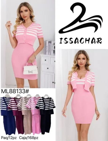 Vestido con cárdigan