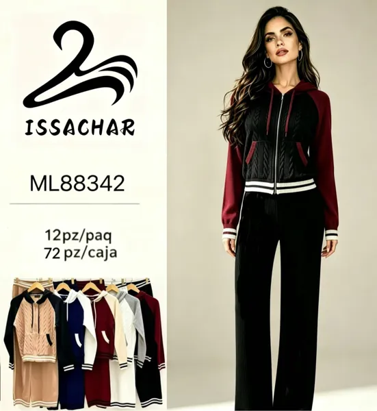 Conjunto de sudadera con capucha y pantalón