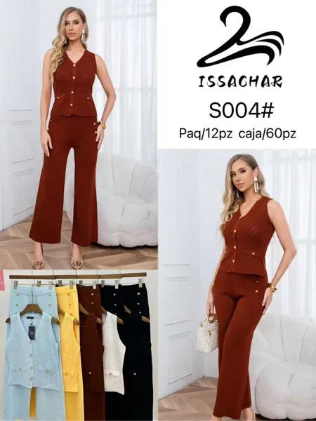 Conjunto de chaleco y pantalón