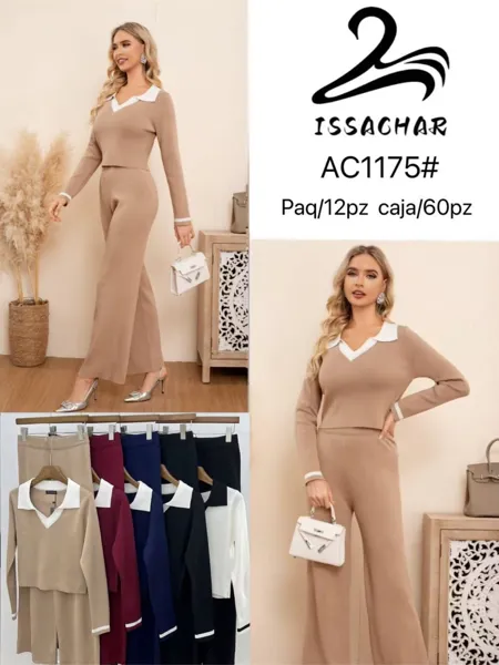 Conjunto de suéter y pantalón