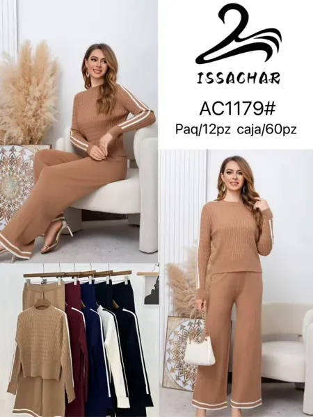 Conjunto de suéter y pantalón