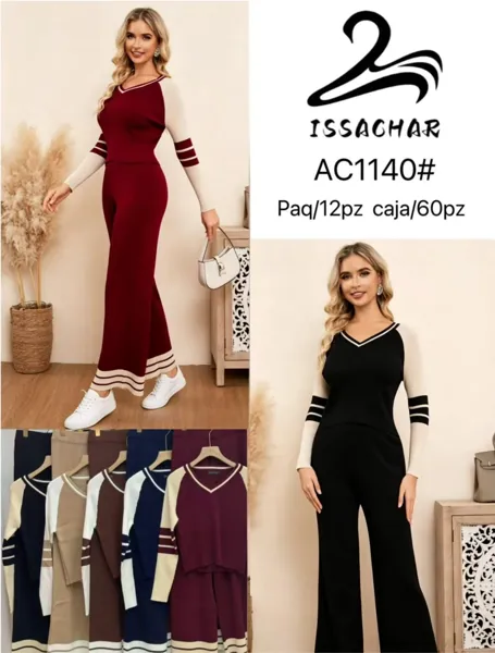 Conjunto de suéter y pantalón