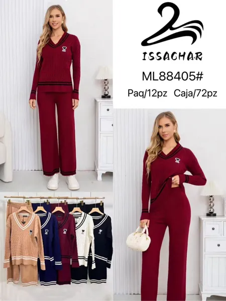 Conjunto de suéter y pantalón