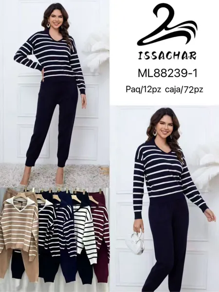 Conjunto de suéter y pantalón