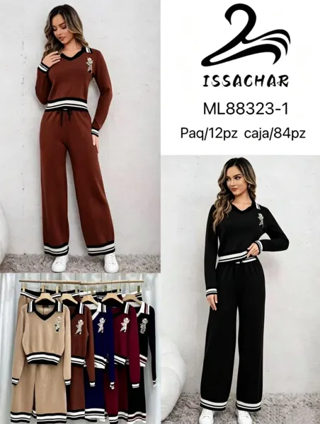 Conjunto de suéter y pantalón