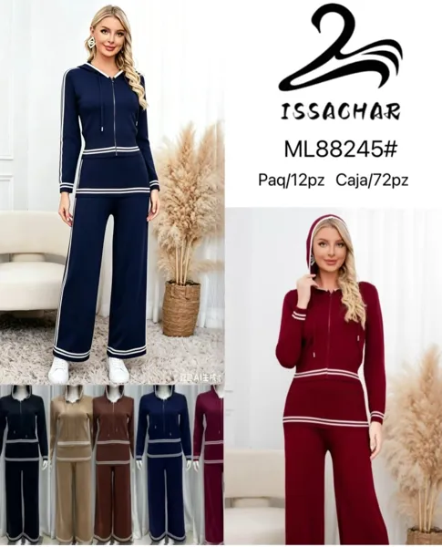 Conjunto de sudadera con capucha y pantalón