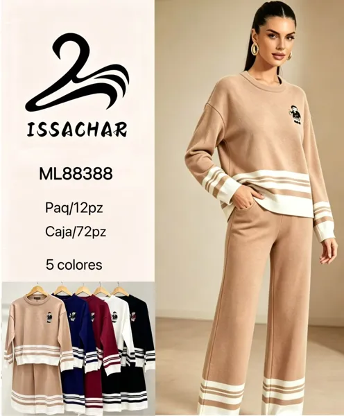 Conjunto de suéter y pantalón