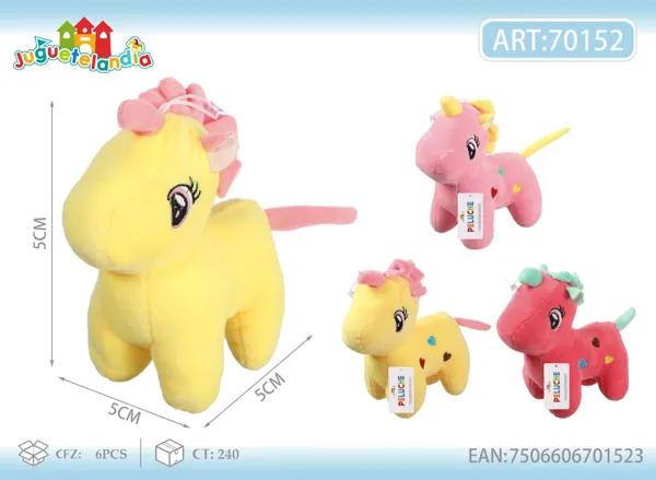 Peluche de unicornio (7 pulgadas)