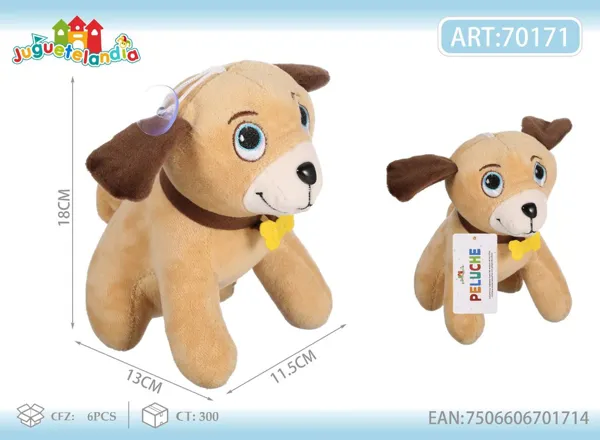 Peluche de perrito amarillo (17-20 cm)