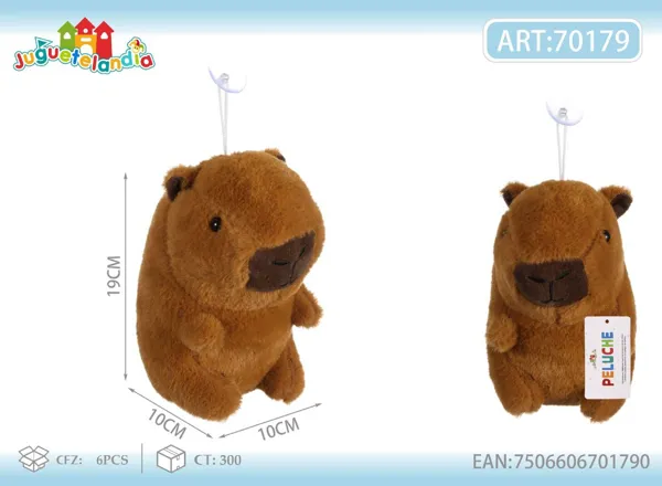 Peluche de Capibara (17-20 cm)