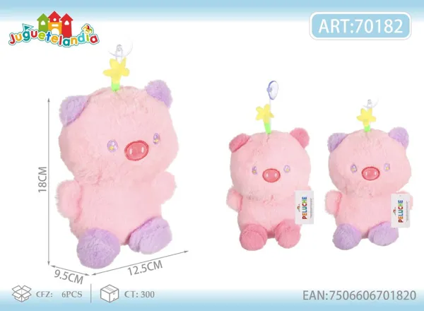 Peluche de cerdito tierno (7 pulgadas)