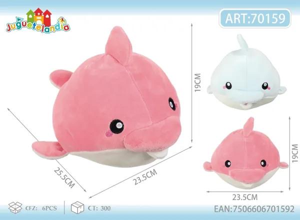 Peluche de delfín (23 cm)