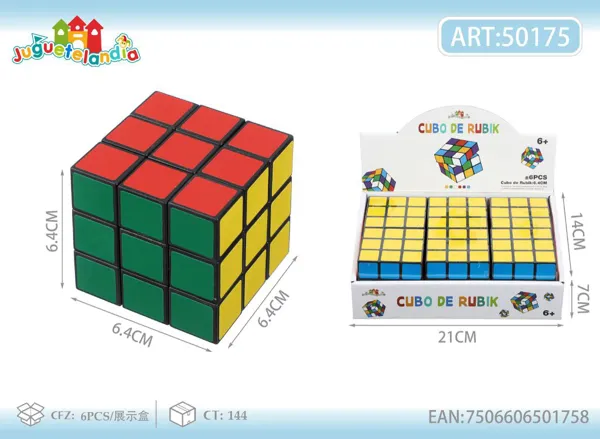 Cubo mágico 3x3 de 6.4 cm