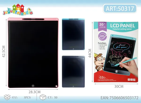 Pizarra mágica LCD de 20 pulgadas