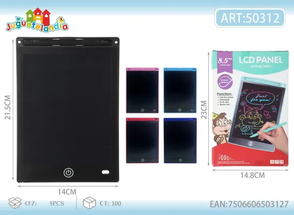 Pizarra mágica LCD de 8.5 pulgadas