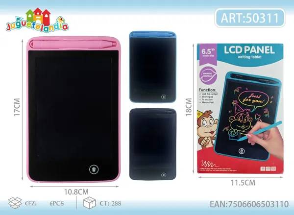 Pizarra mágica LCD de 6.5 pulgadas