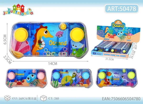 Juego de Agua de Aros Transparente Mundo Marino