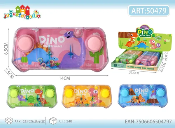 Juego de Agua de Aros Transparente Dinosaurios