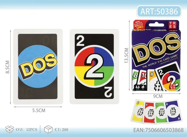 Juego de cartas DOS