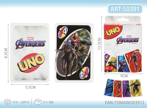 Juego de cartas UNO Avengers