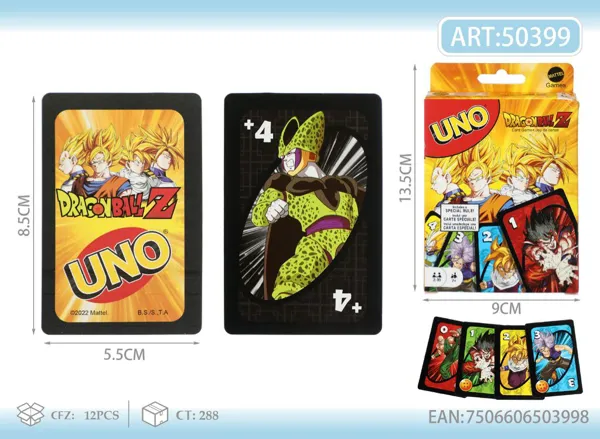 Juego de cartas UNO Dragon Ball Z