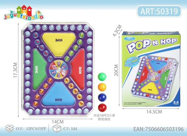 Juego de mesa Parchís Pop N Hop