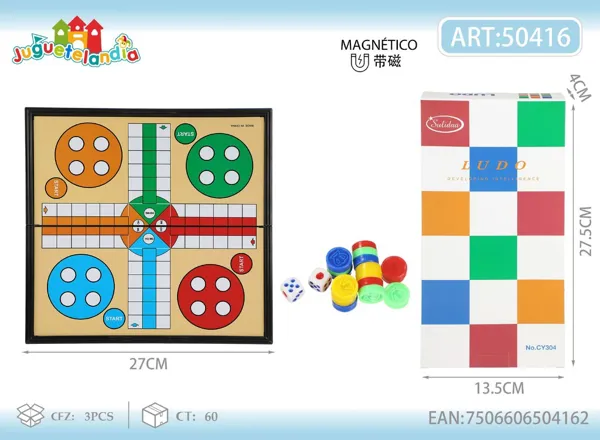 Parchís magnético (Ludo)