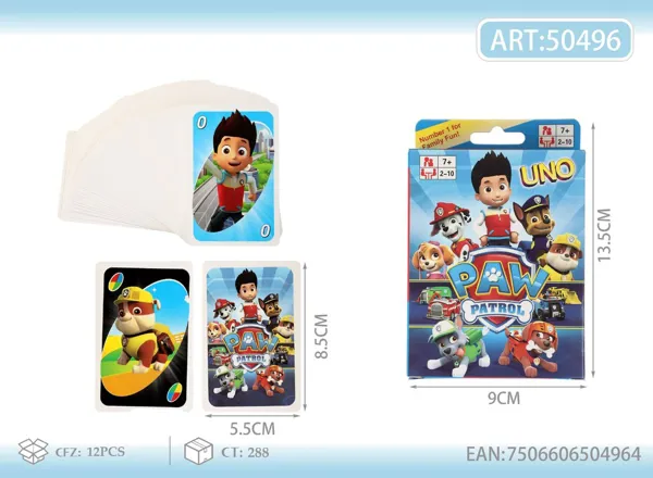 Juego de cartas UNO Paw Patrol