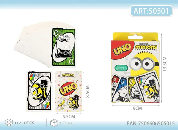 Juego de cartas UNO Minions