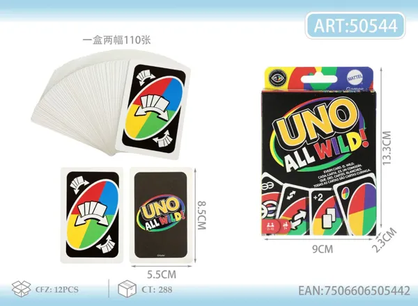 Juego de cartas UNO All Wild