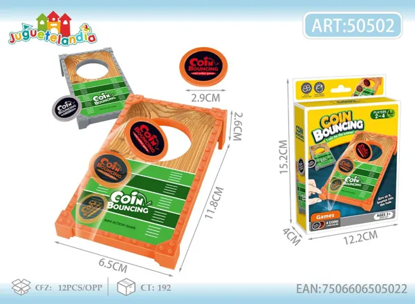 Juego de mesa de rebotar monedas (Coin Bouncing)