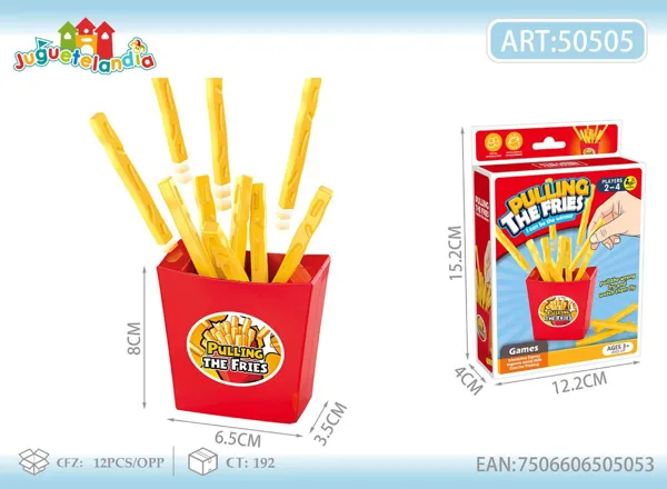 Juego de mesa saca las papas fritas