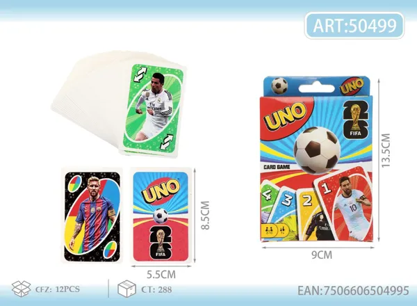 Juego de cartas UNO FIFA