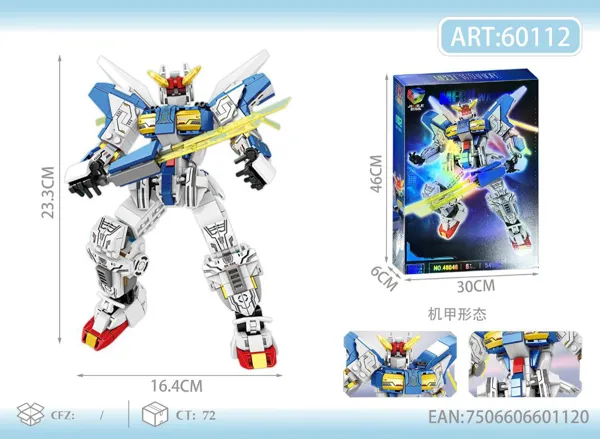 Bloques para armar robot mecha
