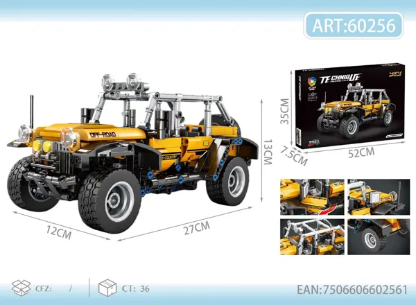 Bloques Camioneta Todoterreno 4x4 a Fricción