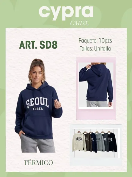 Sudadera con capucha Seoul