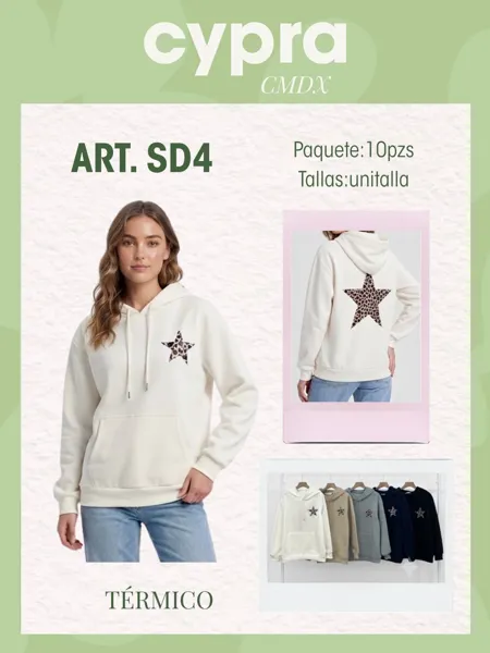 Sudadera con estrella