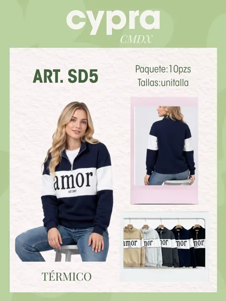 Sudadera con cierre