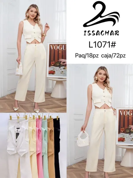 Conjunto de chaleco y pantalón
