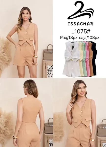 Conjunto de chaleco y short