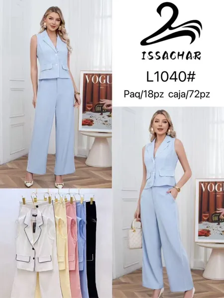 Conjunto de chaleco y pantalón