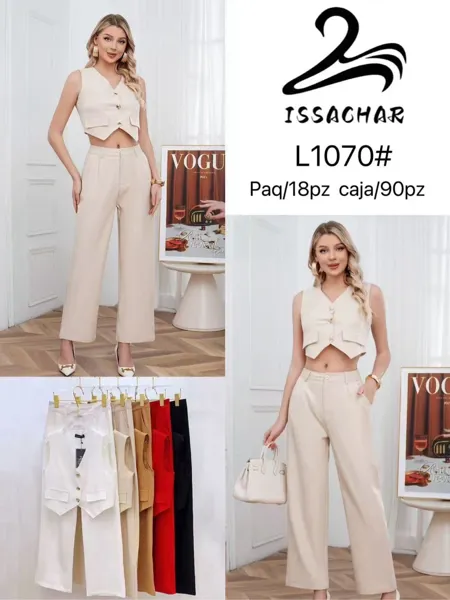 Conjunto de chaleco y pantalón