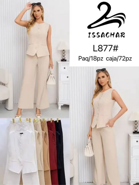 Conjunto de chaleco y pantalón