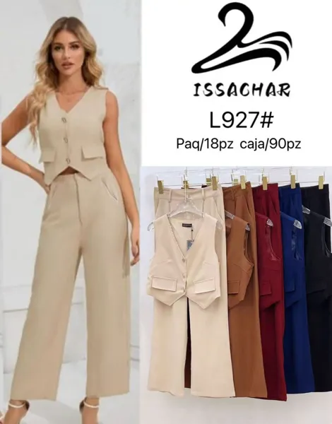 Conjunto de chaleco y pantalón