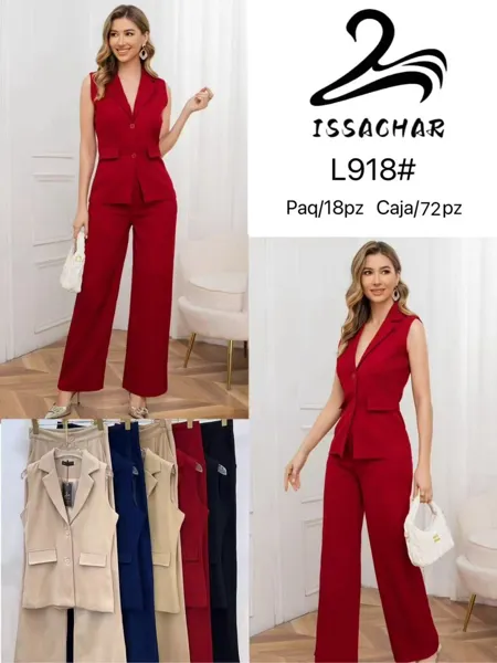 Conjunto de chaleco y pantalón