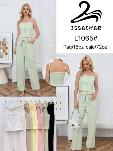 Conjunto de top y pantalón